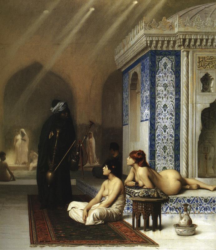 Jean - Leon Gerome Pool in a Harem. china oil painting image
